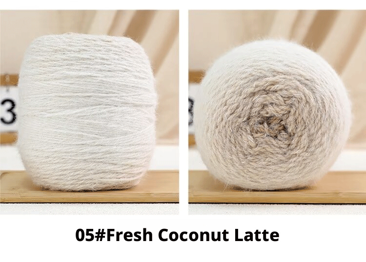 Lightweight mist-colored gradient hand-knitted yarn (200g/ball)
