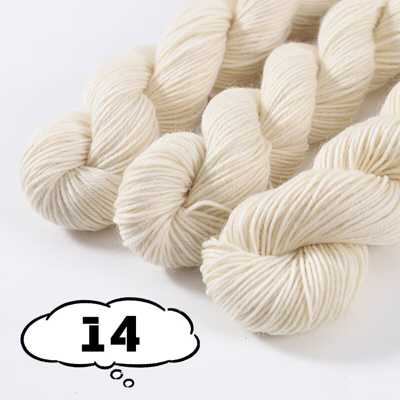 100% Wool Fancy Space-Dyed Yarn [50g/skein]